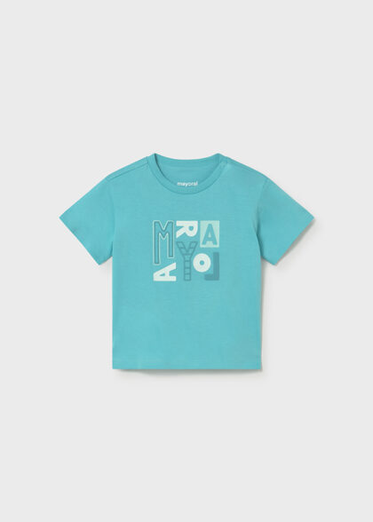 Camiseta m/c basica - Turquesa