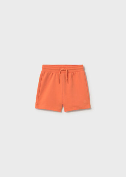 Bermuda felpa basica - Naranja
