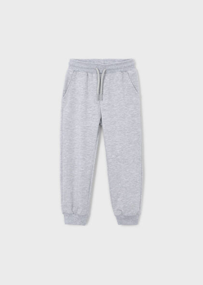 Pantalon felpa basico puños - Gris vig