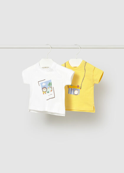 Set 2 camisetas m/c - Mostaza