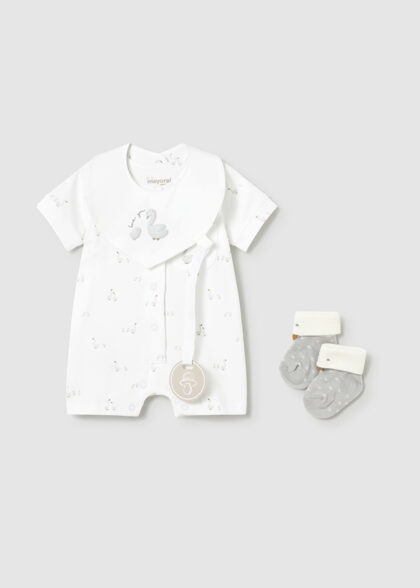 Set regalo pijama corto - Blanco