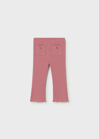 Leggings flared canale - Blush