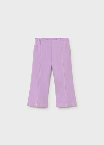 Leggings flared punto sarga - Lilac