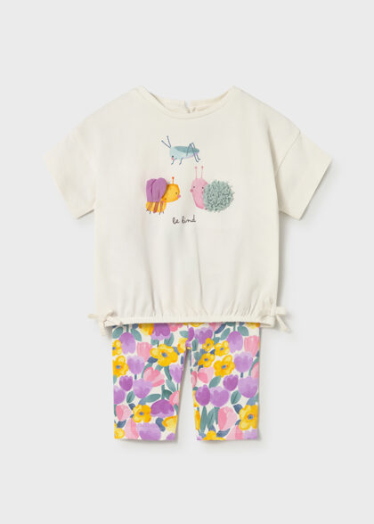 Conj. leggings estampado - Lilac