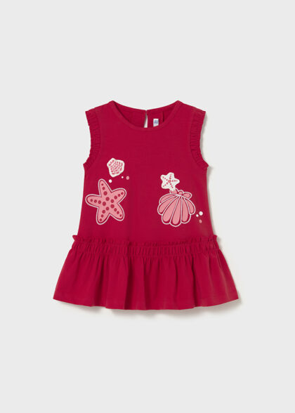 Vestido serigrafia - Rojo