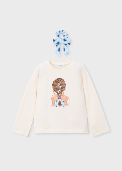 Camiseta m/l coletero - Hueso-cele