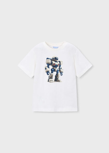 Camiseta m/c robot - Nata