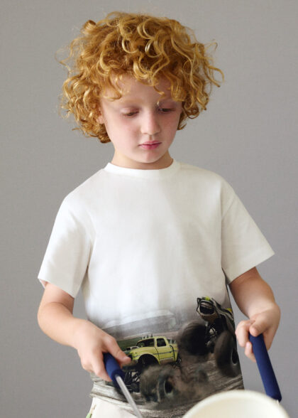 Camiseta m/c print posicionad - Coches