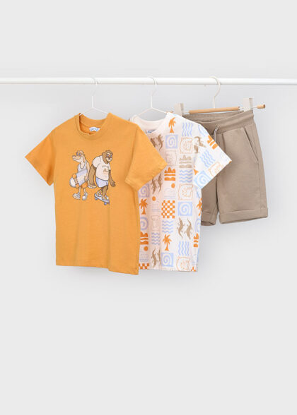 Conj. punto 2 camisetas - Peach