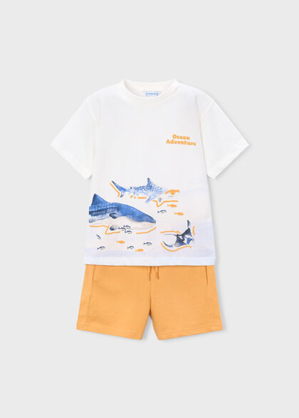 Conj. punto tiburones - Peach