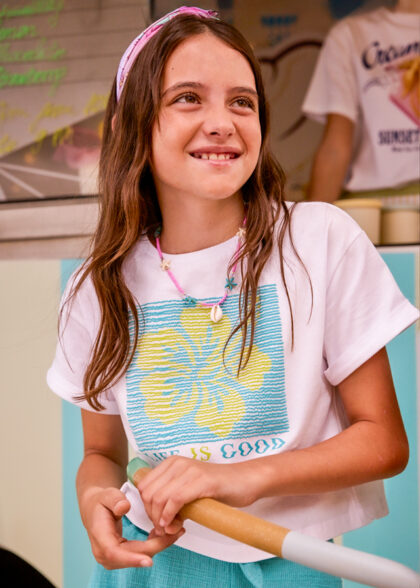 Camiseta m/c grafica - Blanco