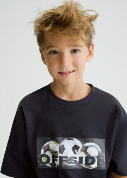 Camiseta m/c print - Negro