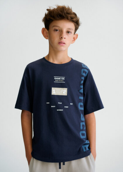 Camiseta m/c athletics - Marino