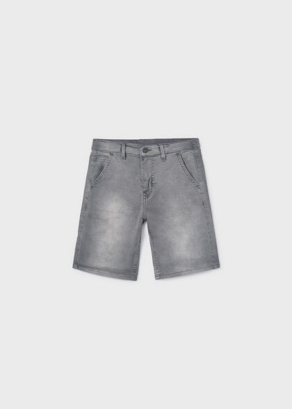 Super bermuda denim - Gris medio