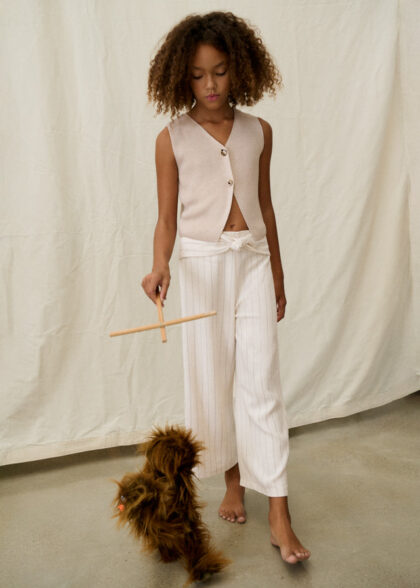 Pantalon culotte - Lino