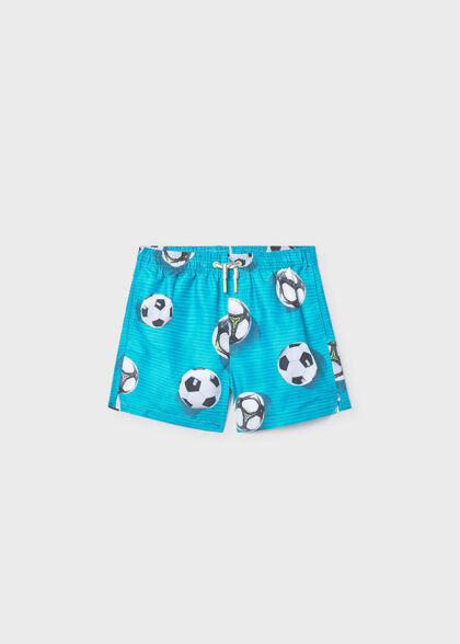 Bañador estampado - Turquesa