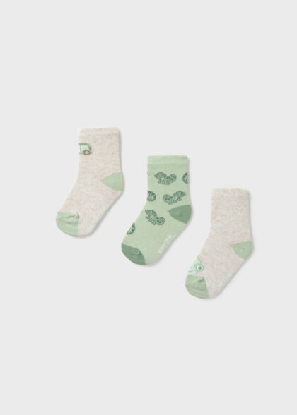 Set 3 calcetines motivos - Matcha