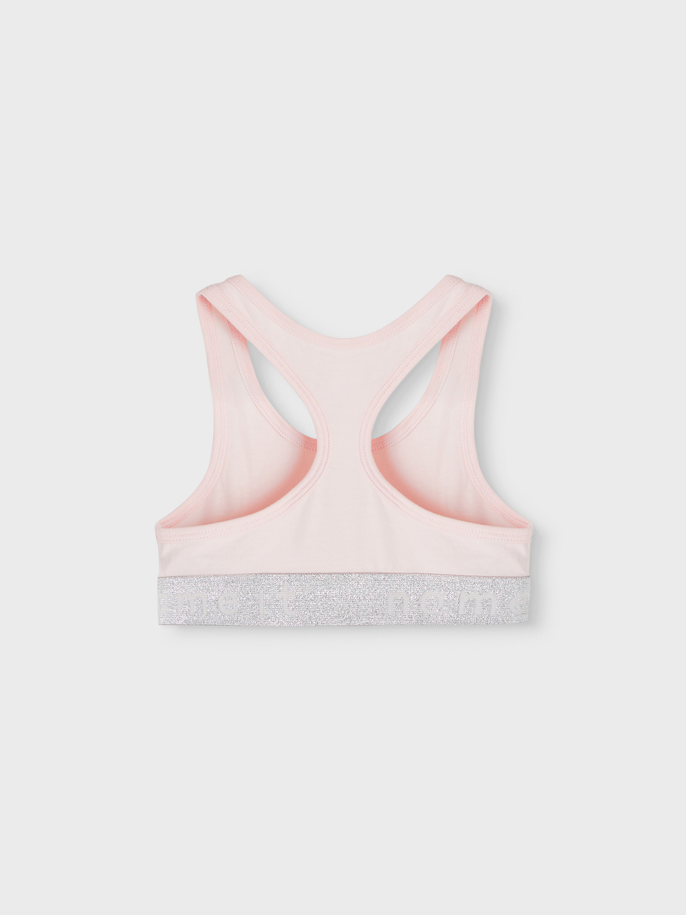 name it — NKFSHORT TOP 2P NOOS - Barely Pink w/ Grey Melange - Imagen 4