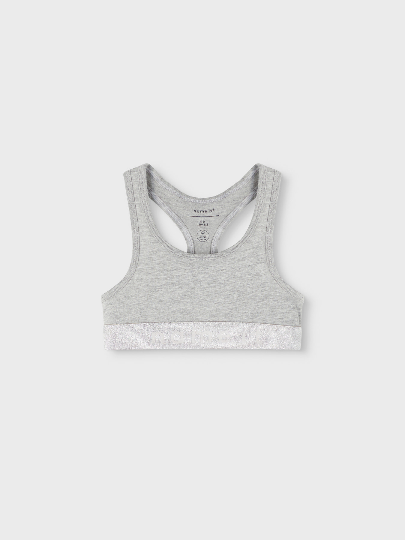 name it — NKFSHORT TOP 2P NOOS - Barely Pink w/ Grey Melange - Imagen 5