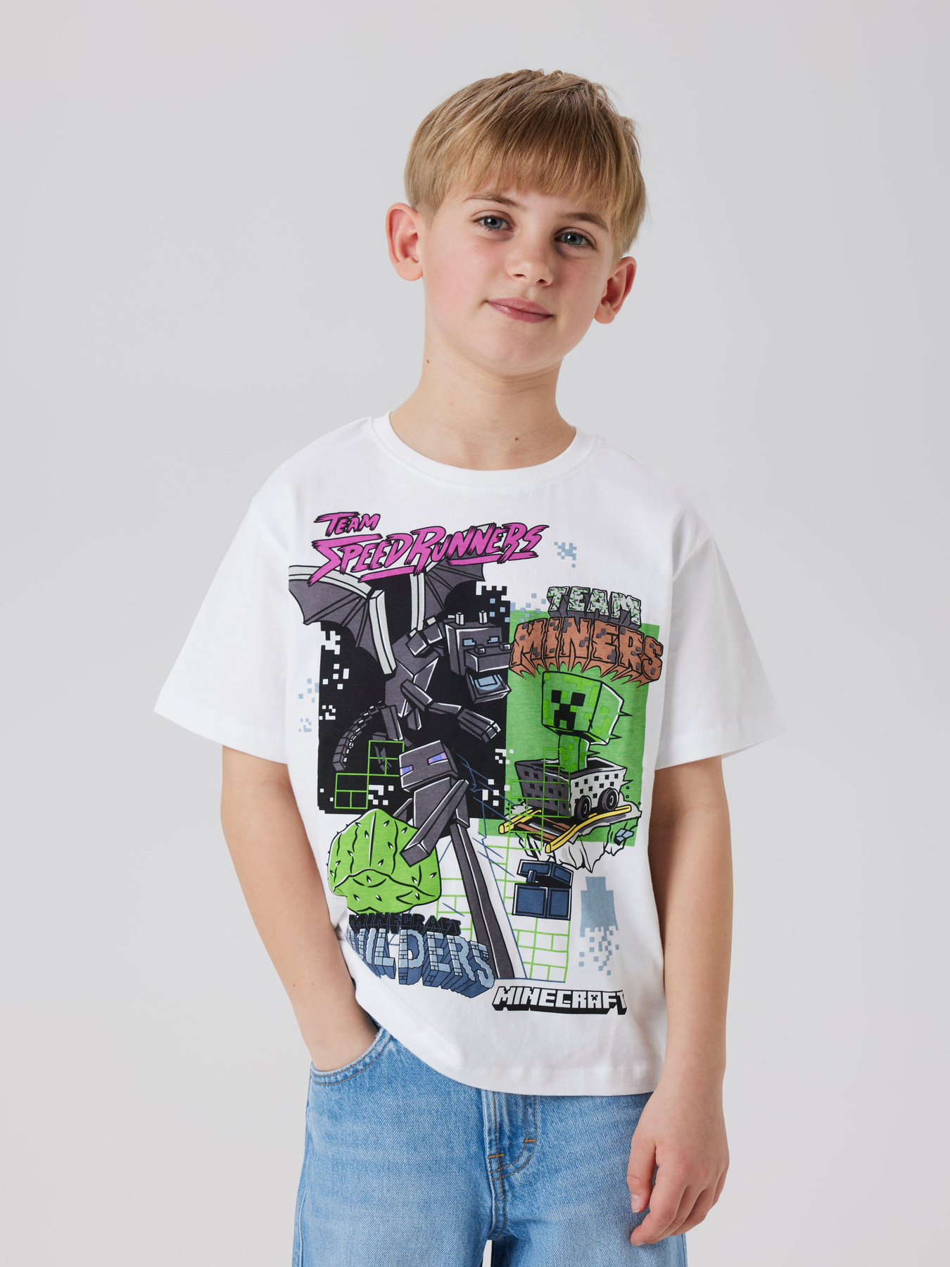 name it — NKMJAHI MINECRAFT NREG SS TOP NOOS BFU - Bright White - Imagen 5