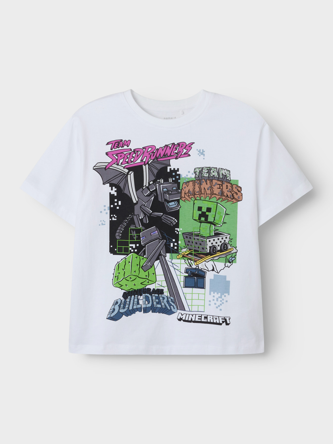 name it — NKMJAHI MINECRAFT NREG SS TOP NOOS BFU - Bright White - Imagen 3