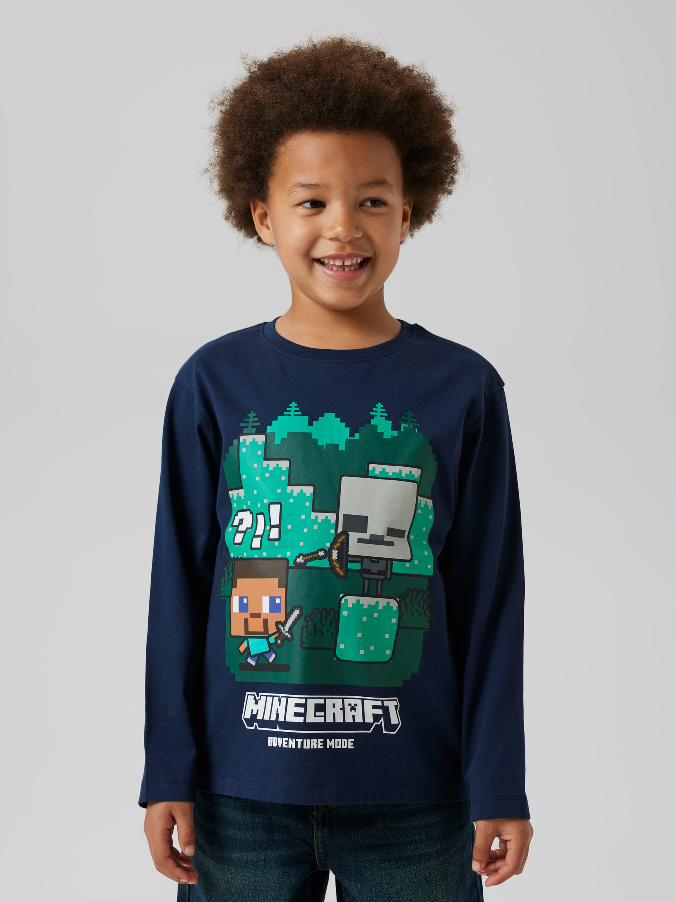 name it — NKMAC MINECRAFT LS NREG TOP BOX NOOS BFU - Navy Blazer - Imagen 5