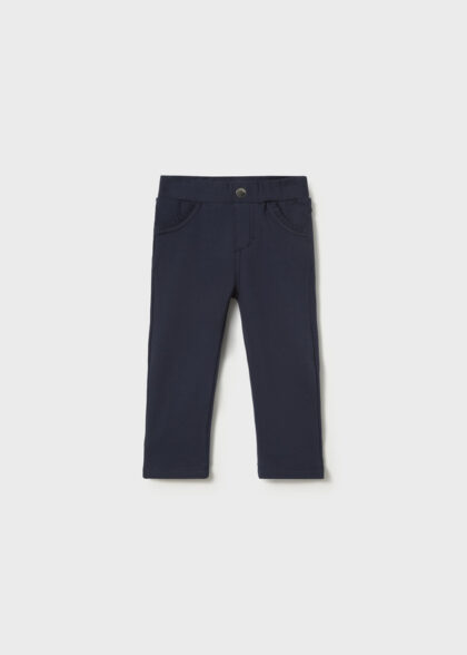 Pantalon felpa basico - Marino