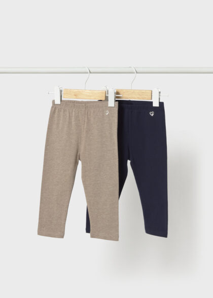 Set 2 leggings basicos - Marino