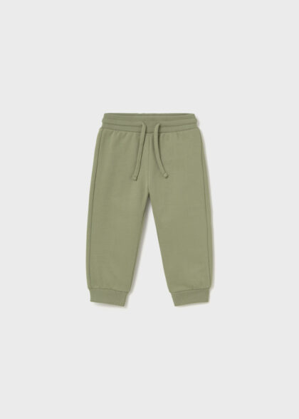 Pantalon felpa basico puños - Laurel