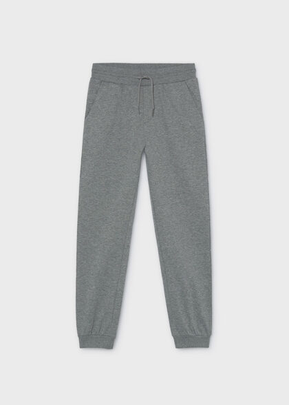 Pantalon felpa basico puños - Humo vig