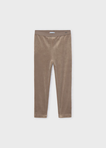 Leggings terciopelo basico - Nuez