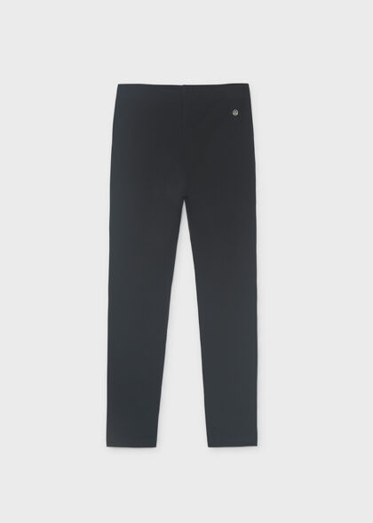 Leggings punto elastan basico - Negro
