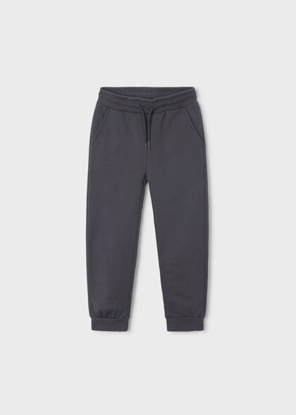 Pantalon felpa basico puños - Pizarra