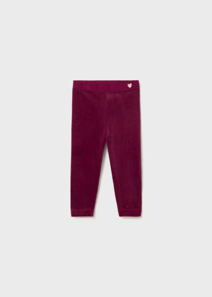 Leggings terciopelo basico - Framboise