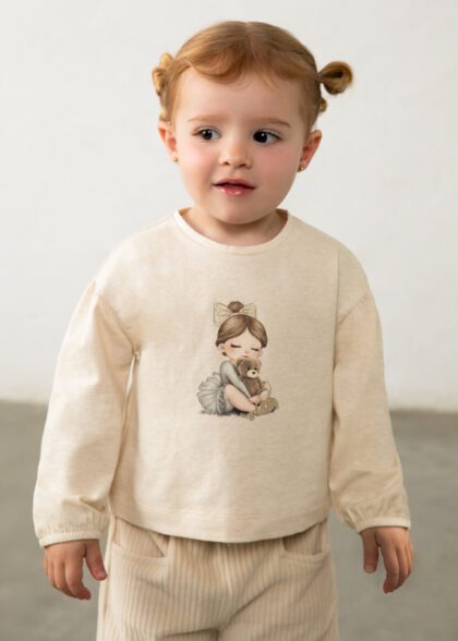 Camiseta m/l grafica - Milk vig
