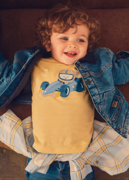 Camiseta m/l motor play - Maiz