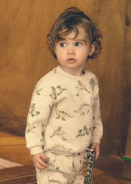 Pullover motivo - Light topo