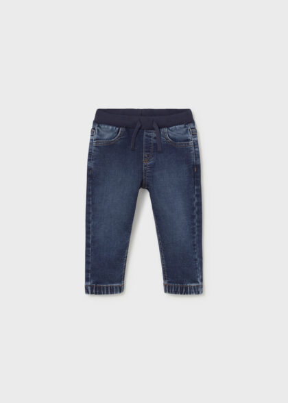 Pantalon soft denim jogger - Oscuro