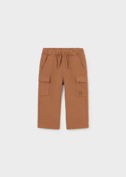 Pantalon punto cargo - Teja