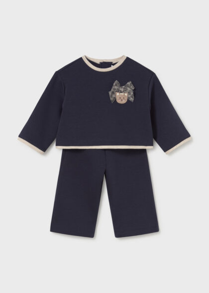 Conj. pantalon largo - Marino