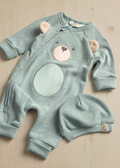 Pelele pie convertible y gorr - Mineral vi
