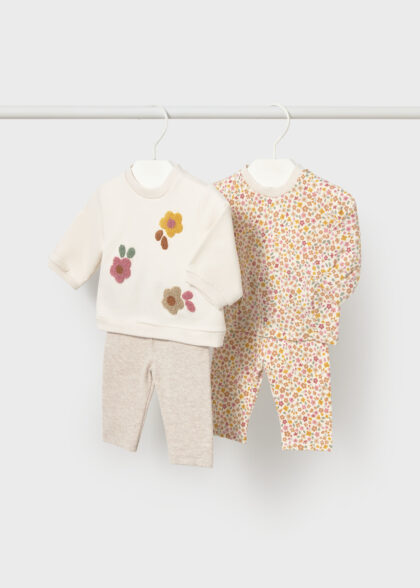 Conj. leggings 4 piezas - Avena vig