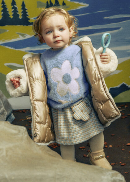 Falda punto jacquard bolsito - Colibri