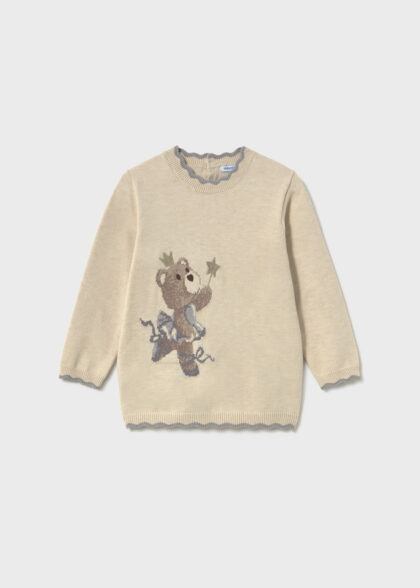 Vestido tricot jacquard - Milk vig