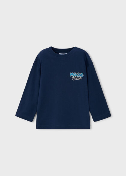 Camiseta m/l for every one - Azul