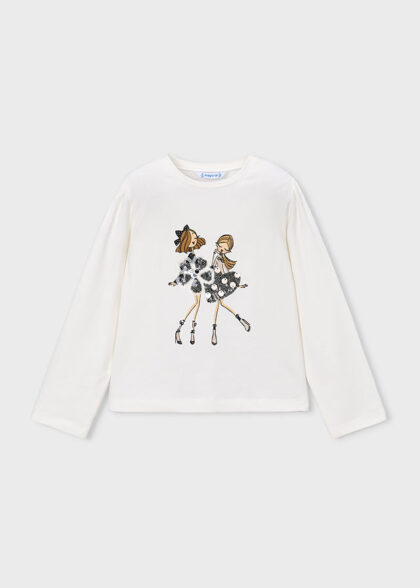 Camiseta m/l vestir - Crd-negro