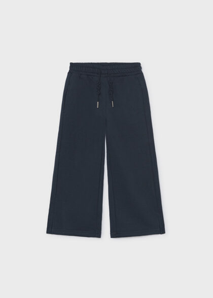Pantalon largo felpa - Marino