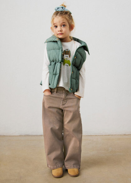 Pantalon sarga marine - Gofre