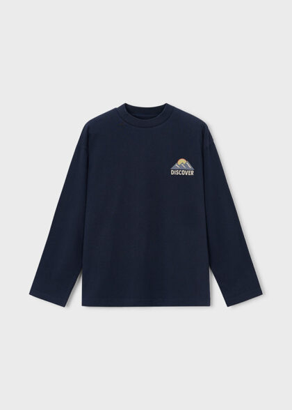 Camiseta m/l camping - Marino