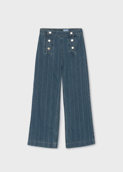 Pantalon denim wide leg - Medio